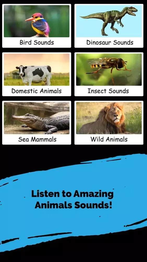 Tangkapan skrin Animal & Nature Sounds