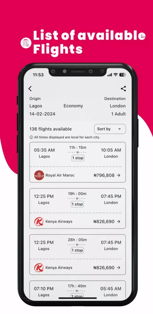 CELOT: Flight Deals & Booking Screenshots