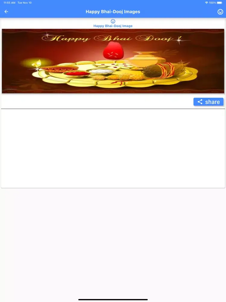 Captures d'écran de Bhai Dooj Wishes Card Maker iPad 