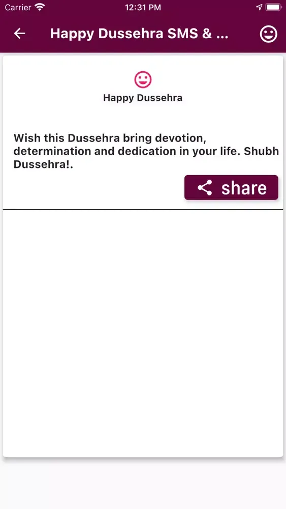 Screenshot di Dussehra Images Wishes Card