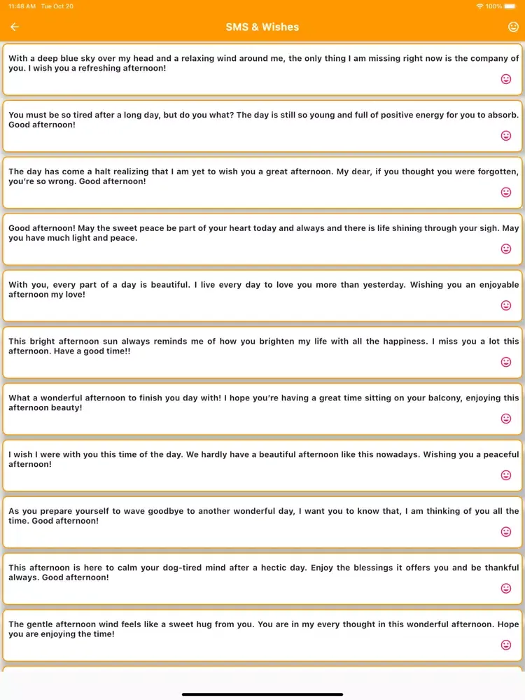 Capturas de pantalla de Good Afternoon GIF Images Card iPad 