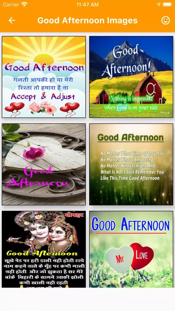 Capturas de pantalla de Good Afternoon GIF Images Card