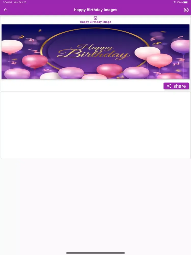 Happy Birthday Cards Wishes iPad  스크린샷