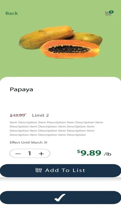 Ample Food Screenshots