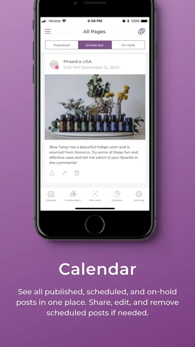 Ảnh chụp màn hình của doTERRA Social