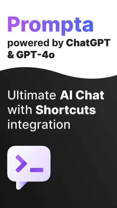 Screenshot di Prompta: AI Chat Bot Assistant