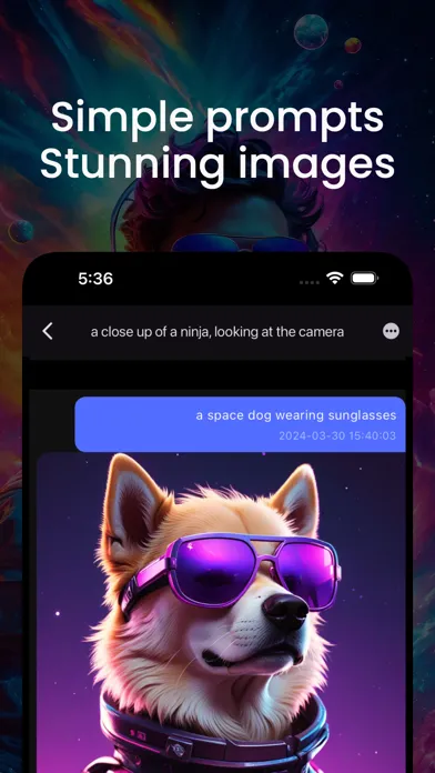Скриншоты PromptAI Art Generator