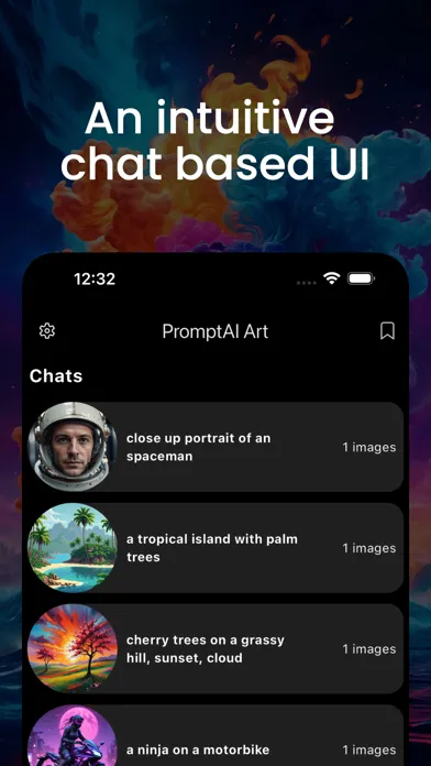 Скриншоты PromptAI Art Generator