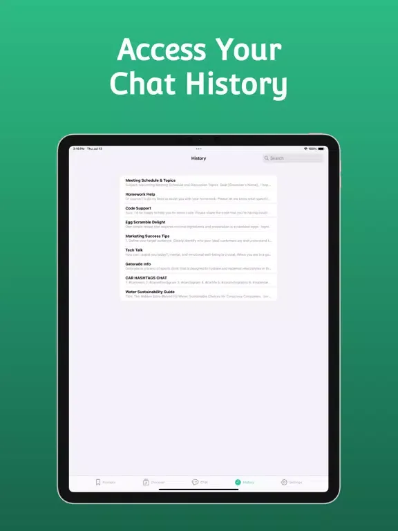 Promptio - Ai Chat Prompts iPad 应用截图