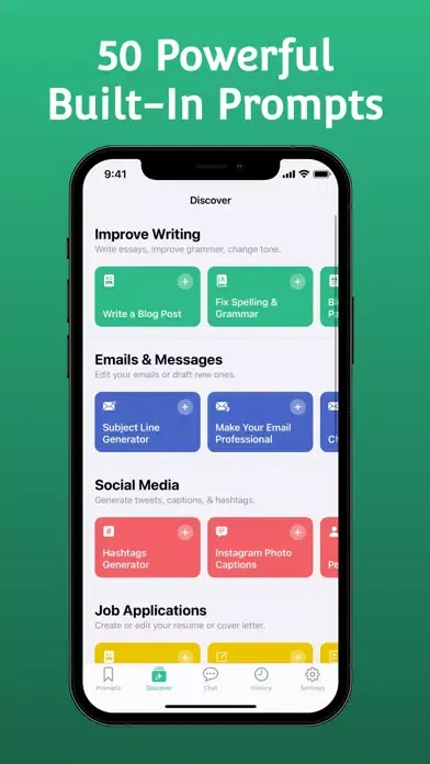 Promptio - Ai Chat Prompts应用截图