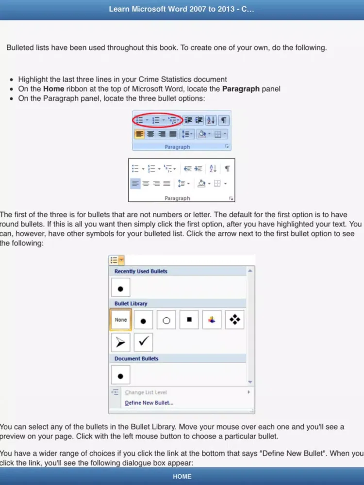 Tutorial for Microsoft Word Best Guide to Learn iPad 應用截圖