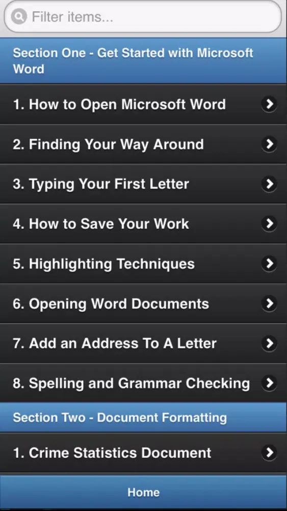 Tutorial for Microsoft Word Best Guide to Learn應用截圖