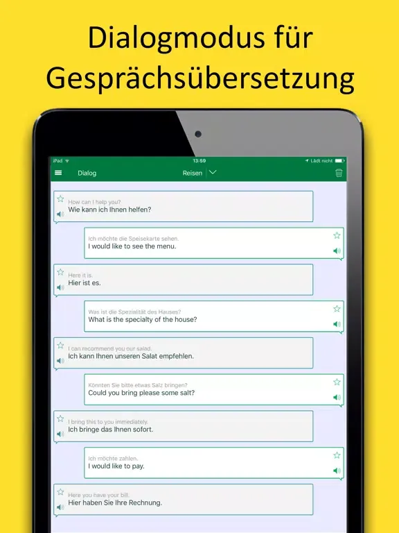 PROMT Offline-Übersetzer iPad  سکرین شاٹس