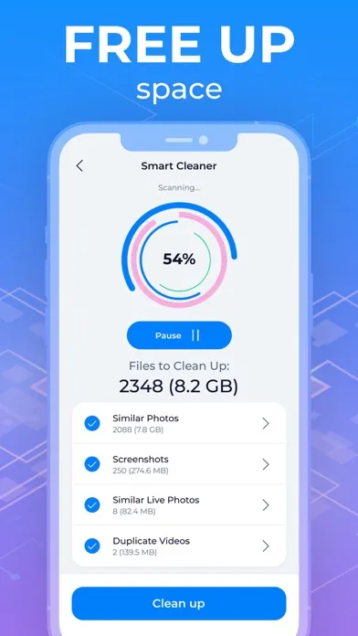 Captures d'écran de Clean Up Smart Cache Сleaner