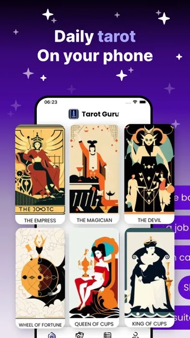 Zrzuty ekranu Tarot Guru: Psychic Reading