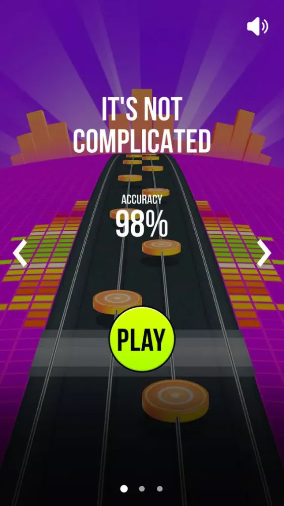 Capturas de tela do Music Lanes