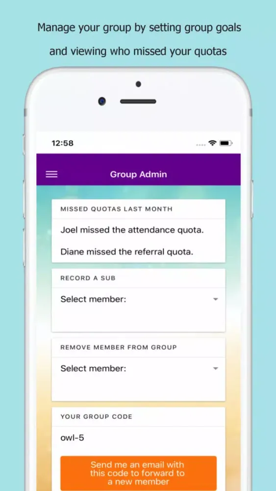 Ảnh chụp màn hình của RipTide – Networking App