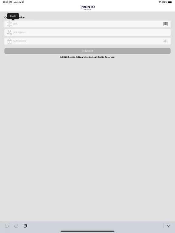Capturas de tela do Pronto Notifier iPad 