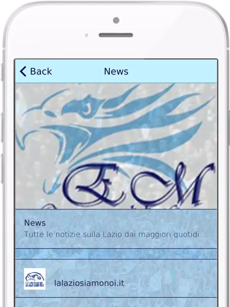 Eaglesmania - Notizie Lazio iPad 应用截图