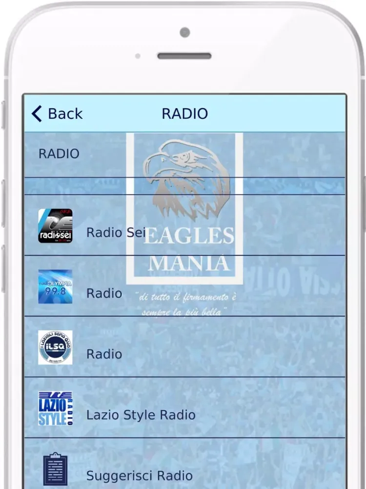 Eaglesmania - Notizie Lazio iPad 应用截图