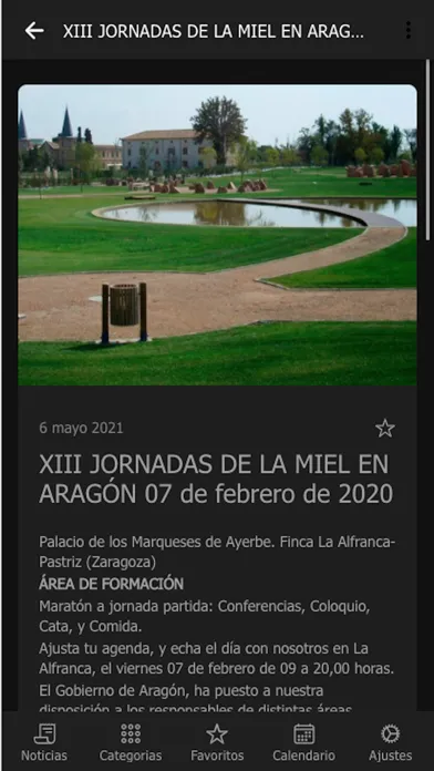 Capturas de tela do Arna