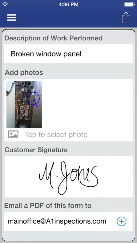 Mobile Forms for business Screenshots