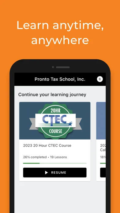 Pronto Tax School, Inc. Screenshots