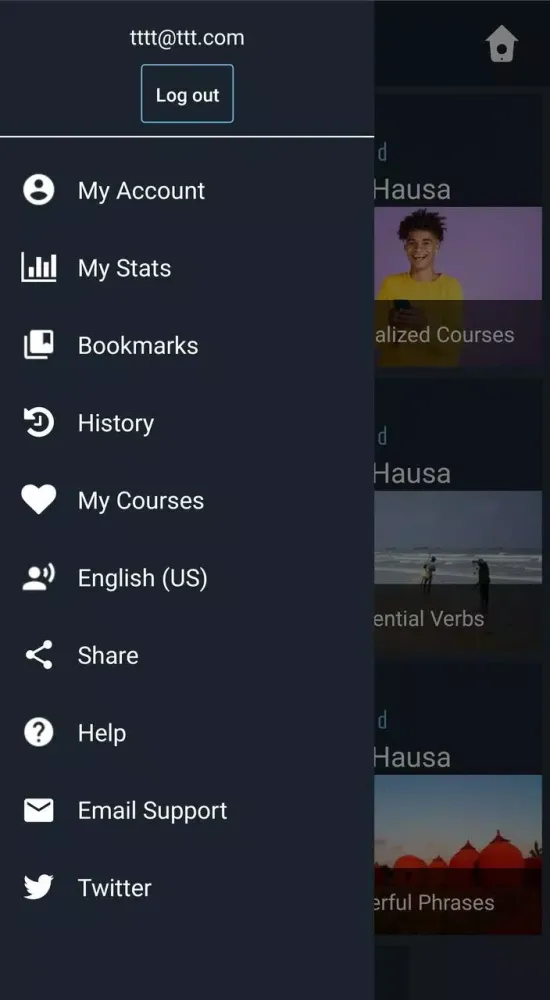 Screenshot di Learn Hausa. Speak Hausa. Stud