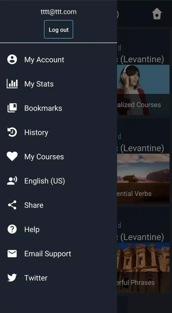 Capturas de pantalla de Learn Levantine Arabic. Speak