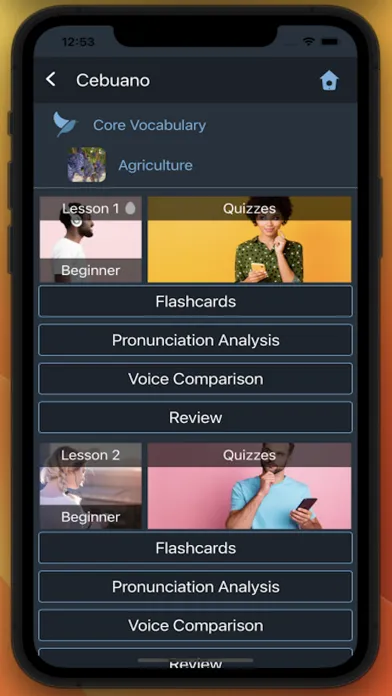 ภาพหน้าจอของ Bluebird: Learn Cebuano