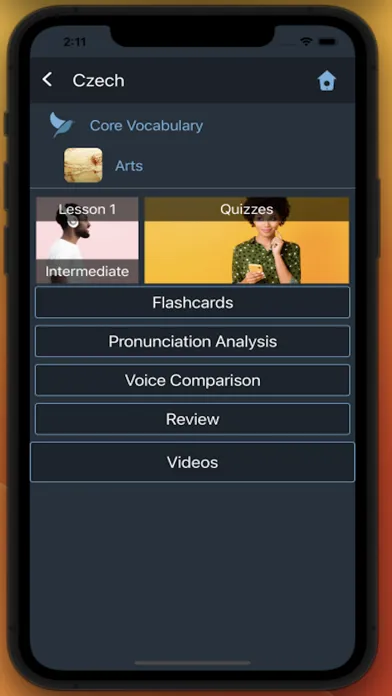 Tangkapan layar Bluebird: Learn Czech