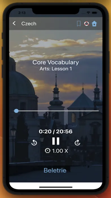 Tangkapan layar Bluebird: Learn Czech