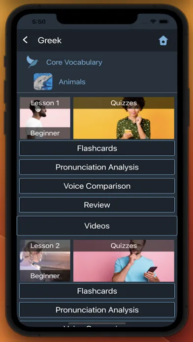Bluebird: Learn Greek Screenshots