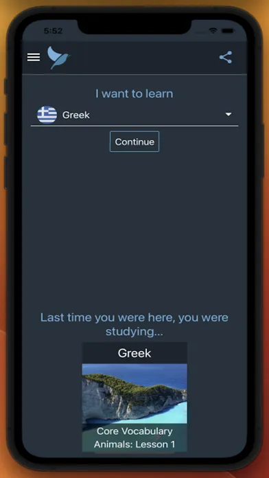 Bluebird: Learn Greek Screenshots