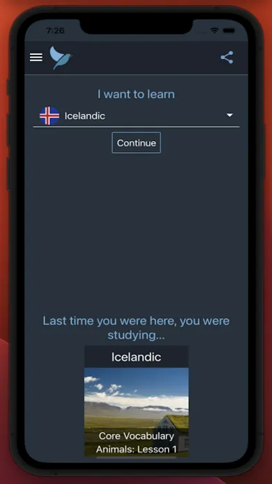 Bluebird: Learn Icelandic Screenshots