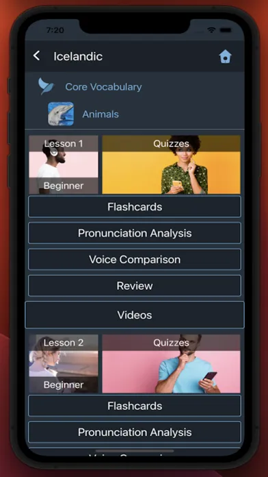 Bluebird: Learn Icelandic Screenshots