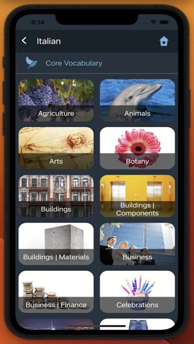 Capturas de tela do Bluebird: Learn Italian