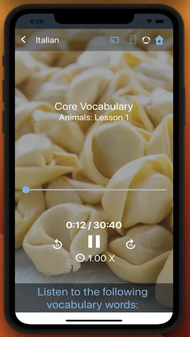 Capturas de tela do Bluebird: Learn Italian