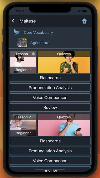 Zrzuty ekranu Bluebird: Learn Maltese