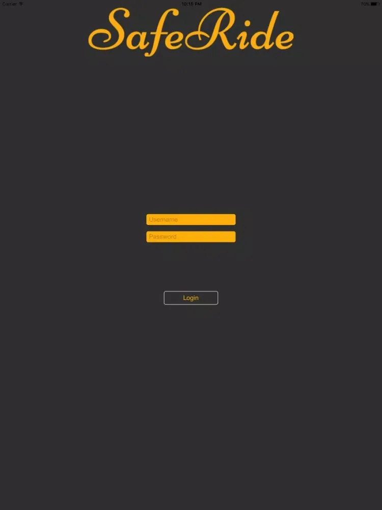 SafeRide VIP iPad 应用截图