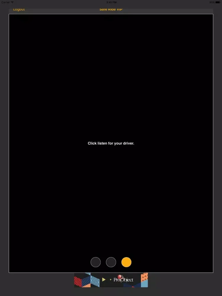 SafeRide VIP iPad 应用截图