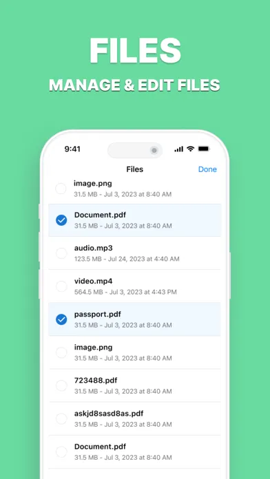 Capturas de tela do Browser & Offline File Storage