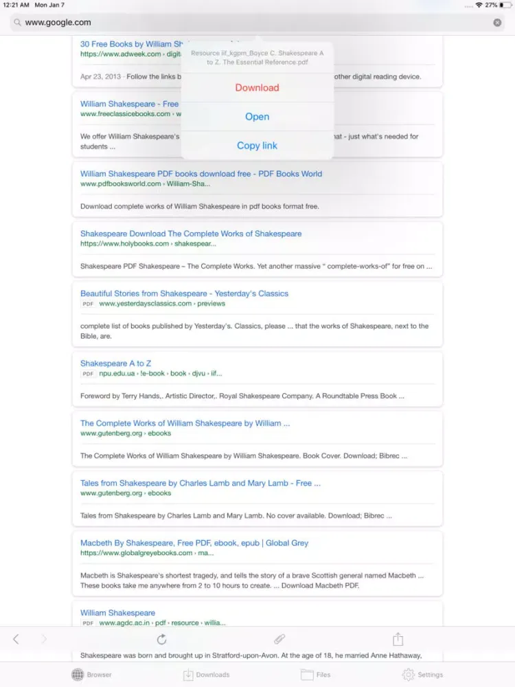 Скриншоты LoadMe Files: Browser, Storage iPad 