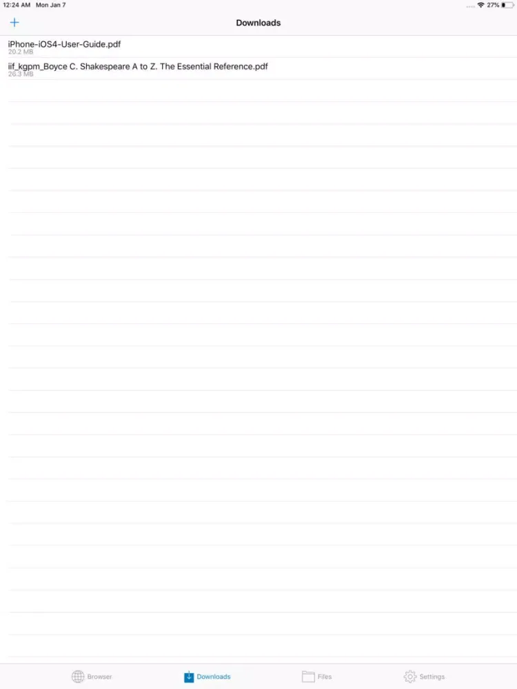 Скриншоты LoadMe Files: Browser, Storage iPad 