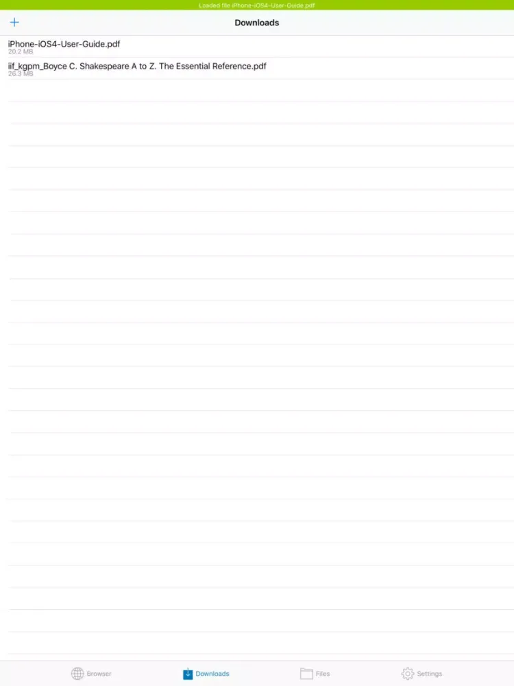 Скриншоты LoadMe Files: Browser, Storage iPad 