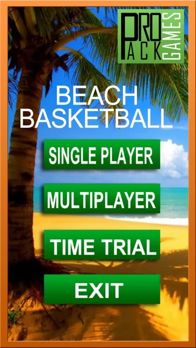 Capturas de tela do Beach Basketball Flick - Multiplayer Arcade X Game