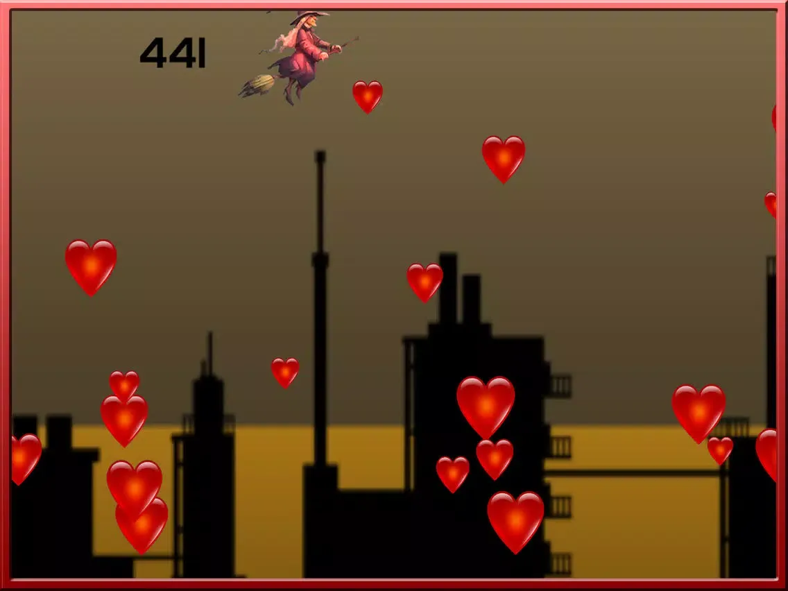 Cute Witch on Valentine Day - Lovely Game for kids iPad  Screenshots