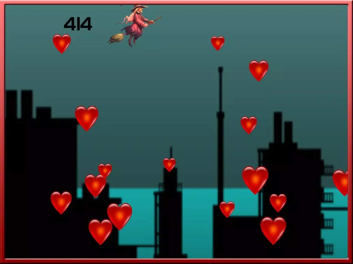 Cute Witch on Valentine Day - Lovely Game for kids iPad  Screenshots