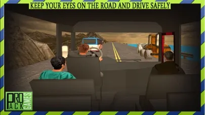 Dangerous Mountain & Passenger Bus Driving Simulator cockpit view - Dodge the traffic on a dangerous highway سکرین شاٹس