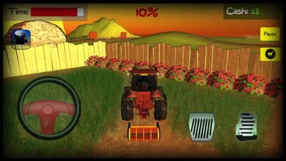 Lawn mowing & harvest 3d Tractor farming simulator Screenshots